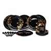 aeMAHARANI Melamine Dinner Set - Pack Of 24, Multicolour